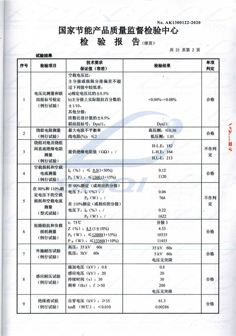 高低压试验报告-S11-1250阜南阜南阜南油浸式变压器-2.jpg